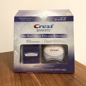 Crest 3D White No Slip Whitestrips Kit with Light